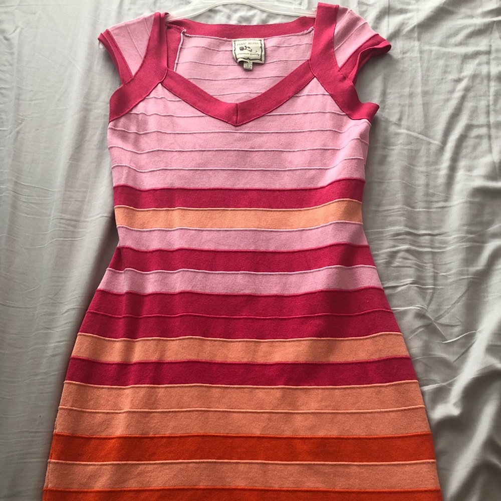 Pink Rose short sweater dress